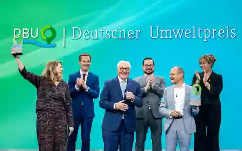 Steinmeier: Wir müssen unsere Art zu leben und zu wirtschaften hinterfragen / Verleihung des Deutschen Umweltpreises der DBU in Aachen - Foto: presseportal.de