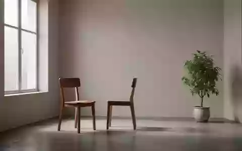 Ein minimalistischer, ruhiger Raum mit natürlichem Licht, einem schlichten Holzstuhl und einer Pflanze, der eine Atmosphäre der Gelassenheit vermittelt. - Foto: über boerse-global.de