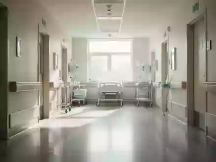Ein heller, minimalistischer Krankenhausflur mit natürlichem Lichteinfall, der eine ruhige und professionelle Atmosphäre vermittelt. - Foto: über boerse-global.de