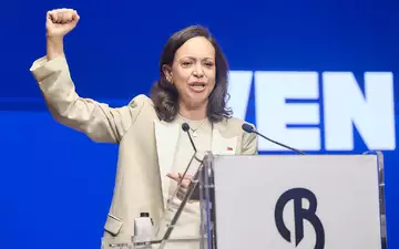 María Corina Machado wurde 2025 für ihren Einsatz für ein demokratisches Venezuela mit dem Friedensnobelpreis ausgezeichnet. (Archivbild) - Foto: Jesús Hellín/EUROPA PRESS/dpa