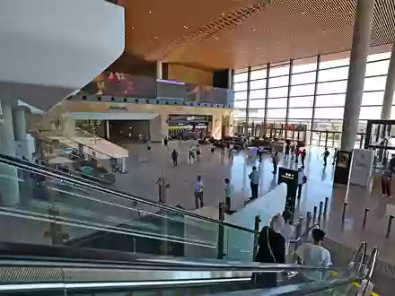 Der neue Flughafen nahm am Wochenende den Betrieb auf. - Foto: Gong Bing/XinHua/dpa