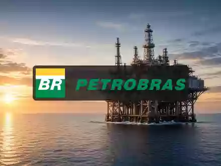 Industrielle Offshore-Ölplattform auf dem offenen Meer bei Sonnenaufgang. - Foto: über boerse-global.de