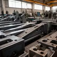 Ein industrieller Fertigungsbereich mit massiven Stahlbauteilen und Maschinen in einer hellen, aufgeräumten Werkstatt. - Foto: über boerse-global.de