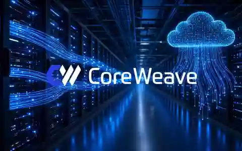 Modernes Rechenzentrum mit leuchtenden Glasfaserkabeln und atmosphärischer Beleuchtung als Symbol für Cloud-Infrastruktur. - Foto: über boerse-global.de