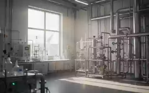 Moderne Industrieanlage für erneuerbare Energien mit Laborausstattung bei natürlichem Lichteinfall. - Foto: über boerse-global.de