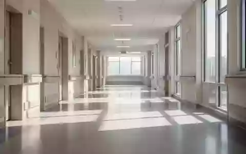 Ein heller, moderner Krankenhausflur mit einfallendem Tageslicht und klaren architektonischen Linien ohne Personen. - Foto: über boerse-global.de