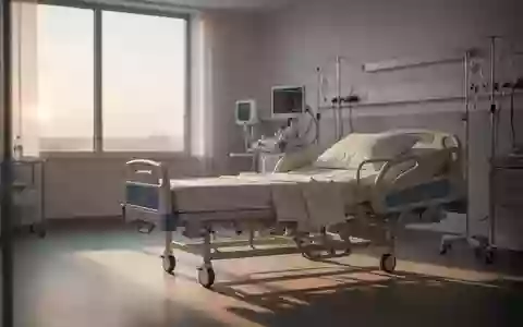 Ein leeres, ordentlich gemachtes Krankenhausbett in einem hellen, modernen Krankenzimmer bei natürlichem Morgenlicht. - Foto: über boerse-global.de