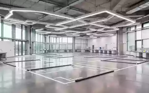Ein weites, modernes Forschungslabor mit polierten Betonböden und modularen Arbeitsbereichen im Münchner LabCampus. - Foto: über boerse-global.de