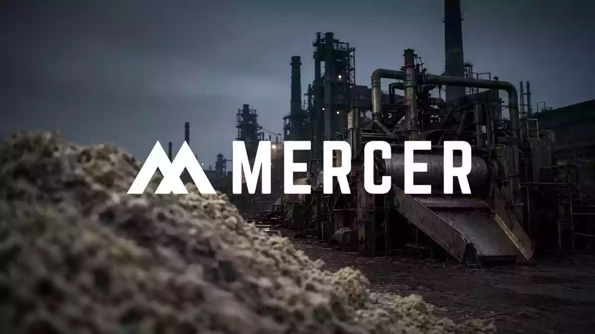 Mercer International Illustration mit AI erstellt.