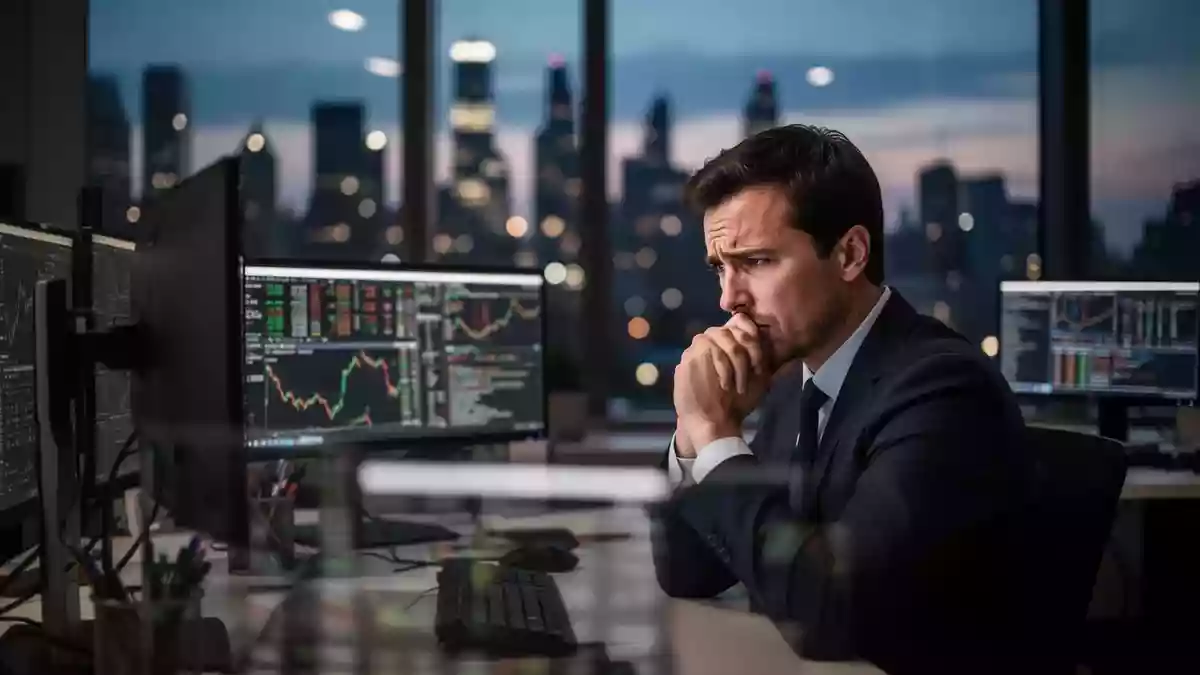 OFX Shares Retreat as Takeover Certainty Slips and Trading Stays Tough Illustration mit AI erstellt.