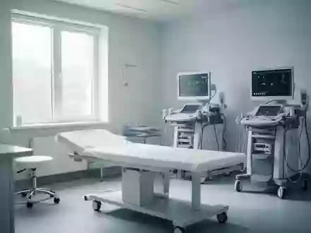 Ein steriler klinischer Untersuchungsraum mit medizinischer Ausstattung in einer professionellen Umgebung. - Foto: über boerse-global.de