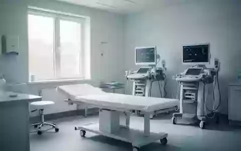 Ein steriler klinischer Untersuchungsraum mit medizinischer Ausstattung in einer professionellen Umgebung. - Foto: über boerse-global.de