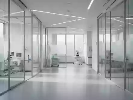 Ein moderner, heller und minimalistischer medizinischer Forschungsraum mit klaren architektonischen Linien. - Foto: über boerse-global.de