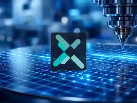 Abstrakte Darstellung von Halbleiter-Technologie in einer modernen industriellen Umgebung. - Foto: über boerse-global.de