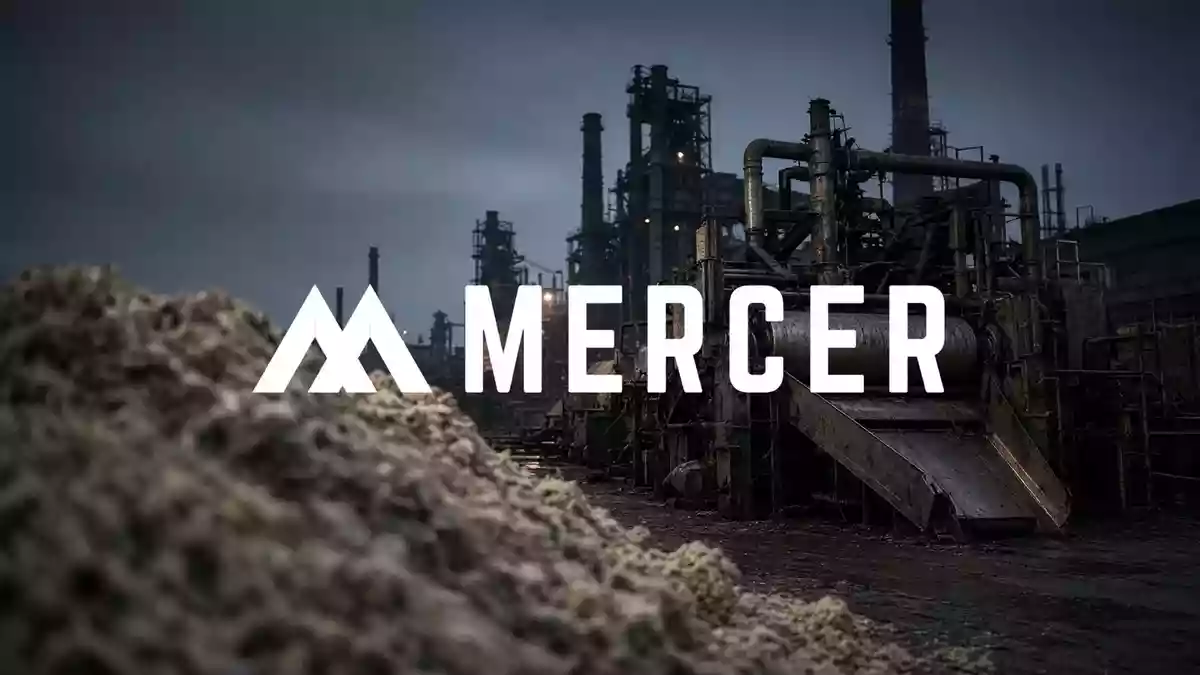 Mercer International Illustration mit AI erstellt.