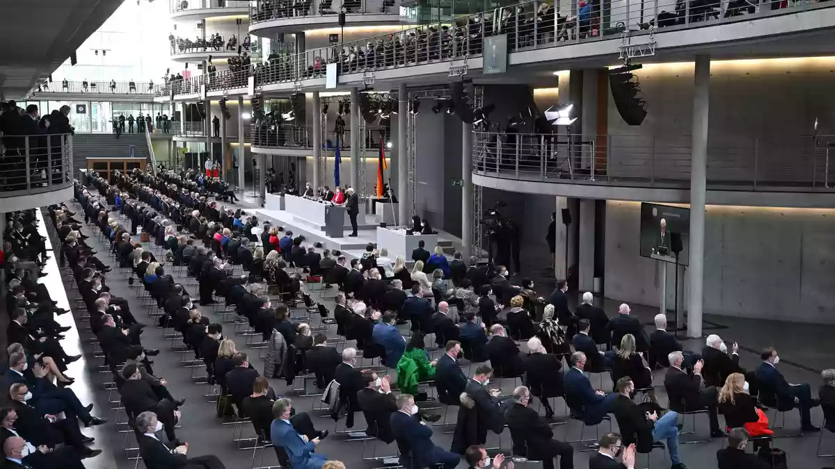 Bundesversammlung 2022. - Bild: Bernd Von Jutrczenka/dpa