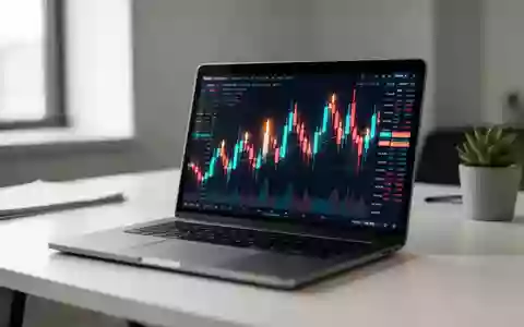 Ein moderner Arbeitsplatz mit einem Laptop, der komplexe Finanz-Chartdaten anzeigt. - Foto: über boerse-global.de
