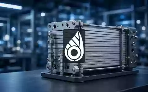 Abstrakte Darstellung von Wasserstoff-Brennstoffzellentechnologie in einem modernen Industrielabor. - Foto: über boerse-global.de