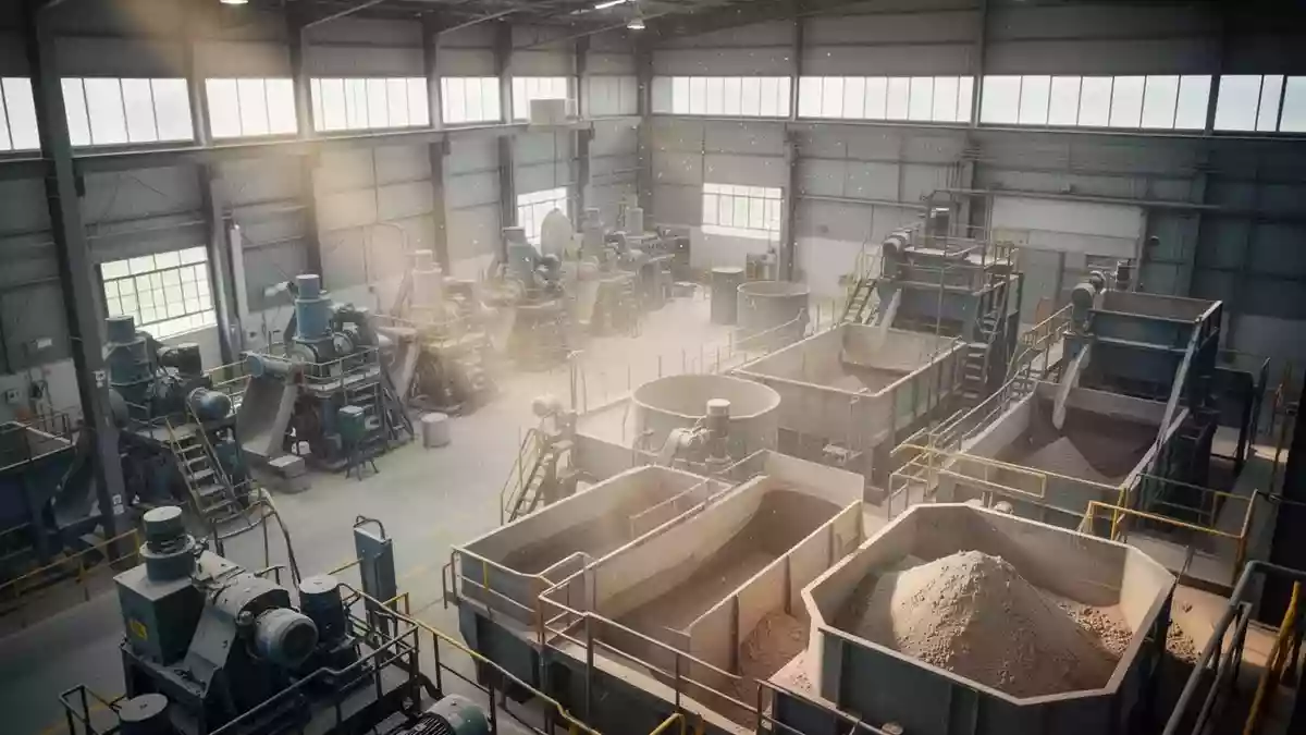 Brazilian Rare Earths Illustration mit AI erstellt.