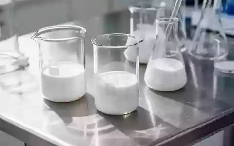 Laborausstattung aus Glas auf einer sterilen Edelstahloberfläche in einem hellen, medizinischen Forschungslabor. - Foto: über boerse-global.de