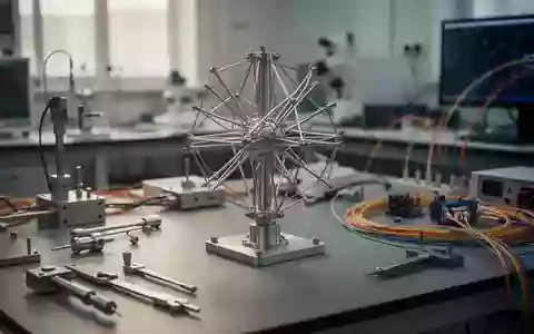 Ein technisches Labor mit einem Prototyp einer Quantenantenne auf einem Arbeitstisch. - Foto: über boerse-global.de