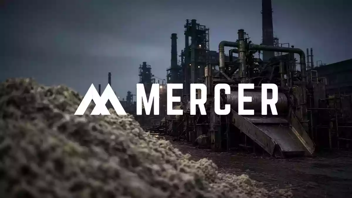 Mercer International Illustration mit AI erstellt.