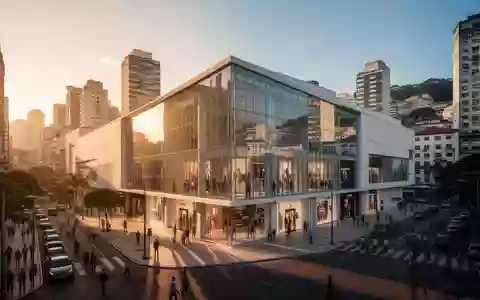 Moderne Shopping-Mall in Brasilien während der goldenen Stunde. - Foto: über boerse-global.de