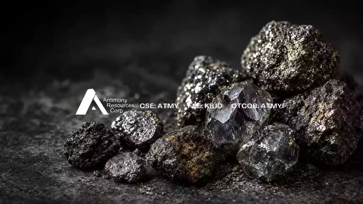Antimony Resources Illustration mit AI erstellt.