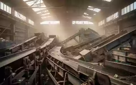 Industrielle Recyclinganlage mit Förderbändern und Sortiermaschinen in einer Lagerhalle. - Foto: über boerse-global.de