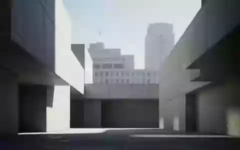 Moderne japanische Architektur mit klaren geometrischen Linien und natürlichem Tageslicht. - Foto: über boerse-global.de