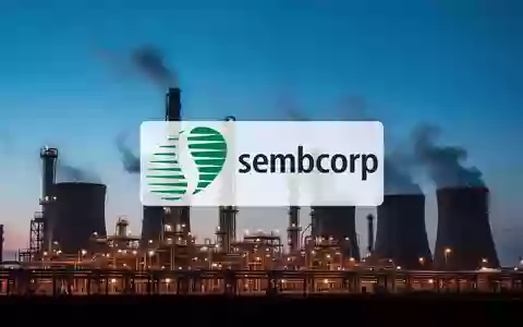 Industrielle Erdgasanlage bei Dämmerung mit atmosphärischer Beleuchtung. - Foto: über boerse-global.de