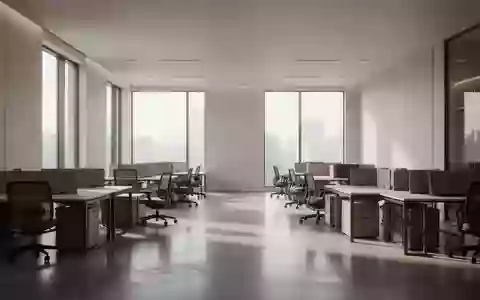 Ein minimalistisches, modernes Büro mit klaren Linien und natürlichem Licht, ohne Personen oder technische Geräte. - Foto: über boerse-global.de