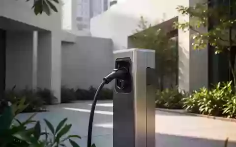 Eine moderne Ladestation für Elektrofahrzeuge in einer urbanen Umgebung bei Tageslicht. - Foto: über boerse-global.de