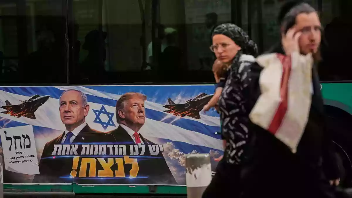 US-Präsident Trump hofft auf eine weitere Amtszeit für Israels Regierungschef Netanjahu. - Bild: Ohad Zwigenberg/AP/dpa