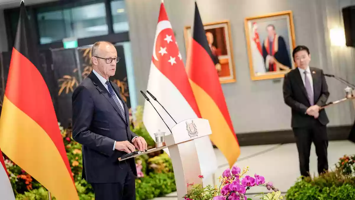 Deutschland und Singapur rücken enger zusammen. - Bild: Kay Nietfeld/dpa