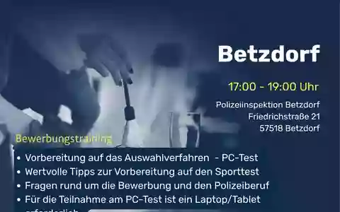 POL-PDNR: Crime Night - Trainiere mit der Polizei Betzdorf für den Einstellungstest der Polizei Rheinland-Pfalz - Foto: presseportal.de