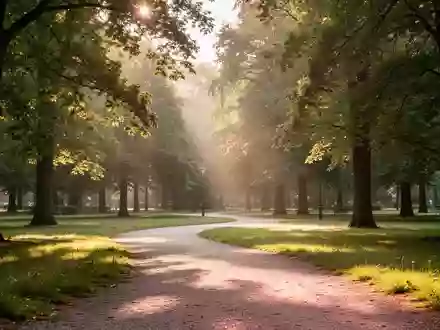 Ein sonnendurchfluteter Parkweg in einer ruhigen Naturlandschaft als Symbol für einen gesunden Lebensstil. - Foto: über boerse-global.de