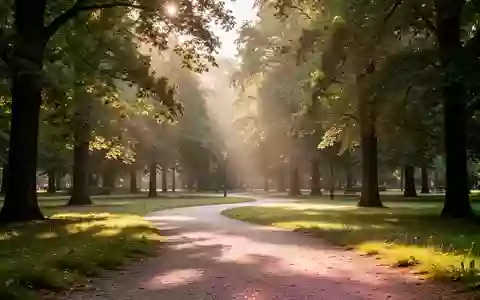 Ein sonnendurchfluteter Parkweg in einer ruhigen Naturlandschaft als Symbol für einen gesunden Lebensstil. - Foto: über boerse-global.de