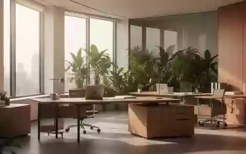 Ein heller, minimalistischer Büroarbeitsplatz mit natürlichem Lichteinfall und Pflanzen in einer ruhigen Atmosphäre. - Foto: über boerse-global.de