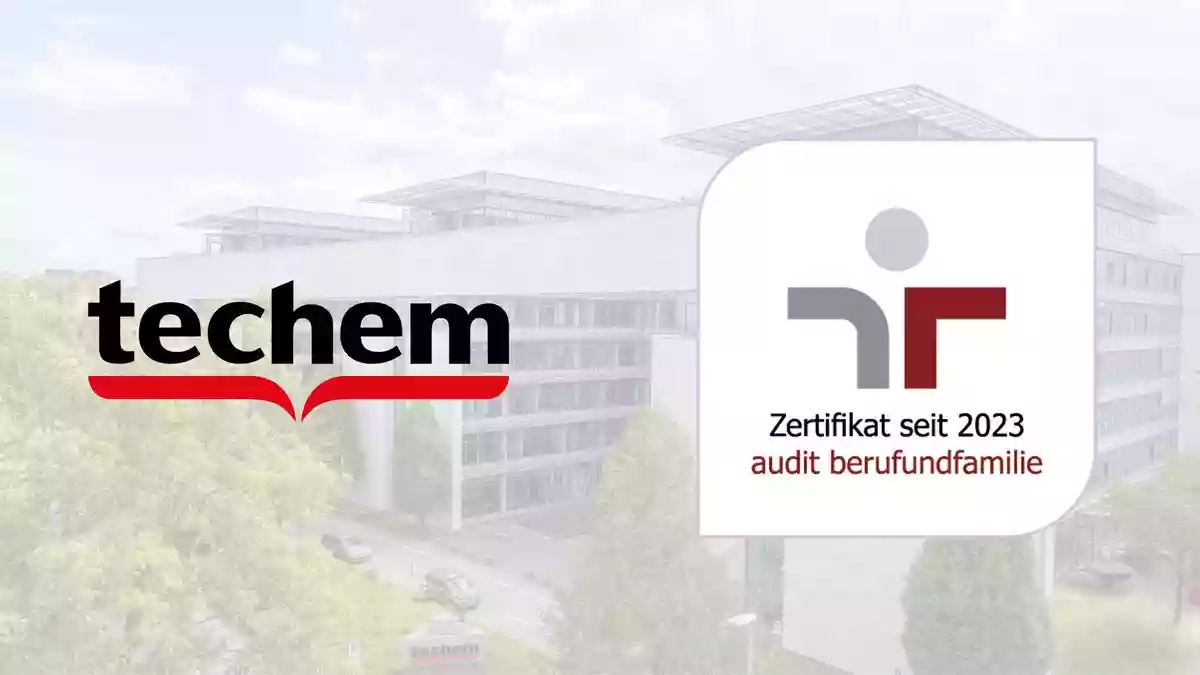 Techem erneut mit dem Zertifikat zum audit berufundfamilie ausgezeichnet - Bild: presseportal.de