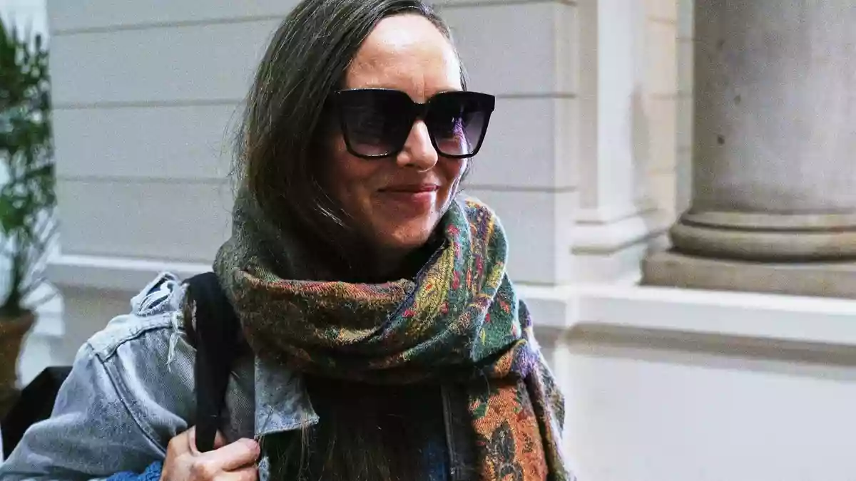 Linke-Abgeordnete Vanessa Emde nahm an einer Sitzung des Fraktionsvorstands im Abgeordnetenhaus teil.  - Bild: Katrin Luxenburger/dpa