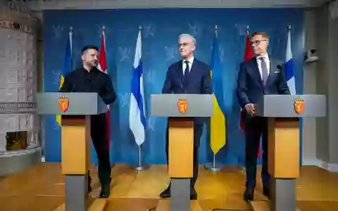 Finnland und Norwegen engagieren sich als Nachbarn Russland für eine Beendigung des Moskauer Angriffskrieges gegen die Ukraine. (Archivbild) - Foto: Cornelius Poppe/NTB/dpa