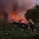 Das Feuer ist bereits am Nachmittag ausgebrochen.  - Bild: Jintak Han/ZUMA Press Wire/dpa