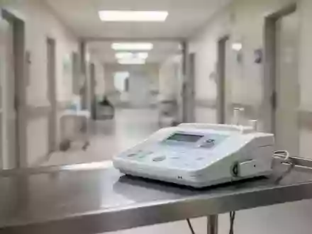 Ein minimalistischer Behandlungsraum in einer Klinik mit medizinischen Instrumenten auf einer Edelstahloberfläche. - Foto: über boerse-global.de