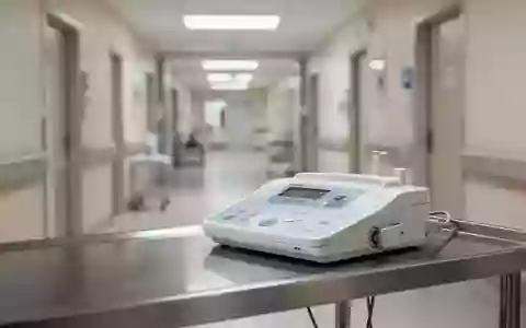 Ein minimalistischer Behandlungsraum in einer Klinik mit medizinischen Instrumenten auf einer Edelstahloberfläche. - Foto: über boerse-global.de