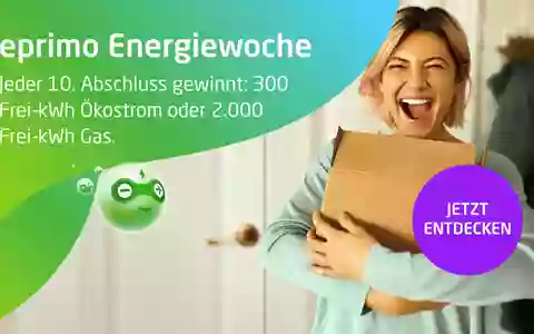 eprimo Energiewoche: Jeder 10. Abschluss gewinnt - Foto: presseportal.de