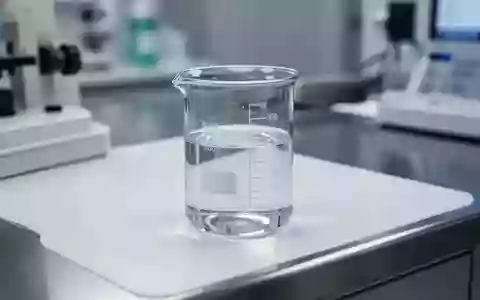 Ein steriler Labortisch mit einem Glasbecher in einer klinischen Umgebung, beleuchtet durch diffuses Licht. - Foto: über boerse-global.de