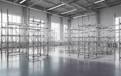 Ein weitläufiges, hochmodernes Robotik-Forschungslabor mit leeren modularen Metallgerüsten in einer hellen, industriellen Halle. - Foto: über boerse-global.de