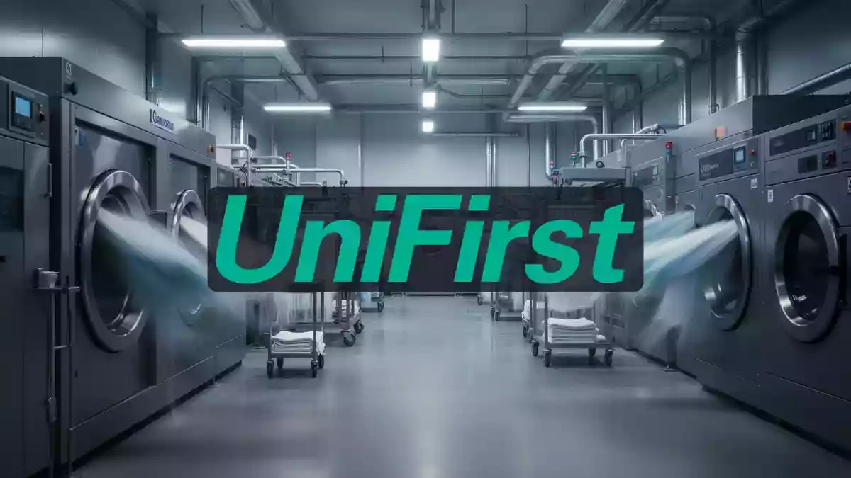 Moderne industrielle Textilverarbeitungsanlage mit Fokus auf geschäftliche Konsolidierung und regulatorische Prozesse. Illustration mit AI erstellt.