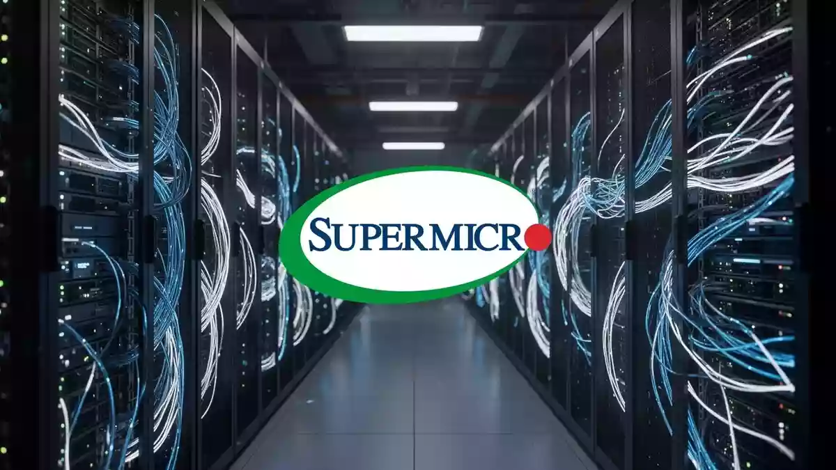 Super Micro Computer Illustration mit AI erstellt.
